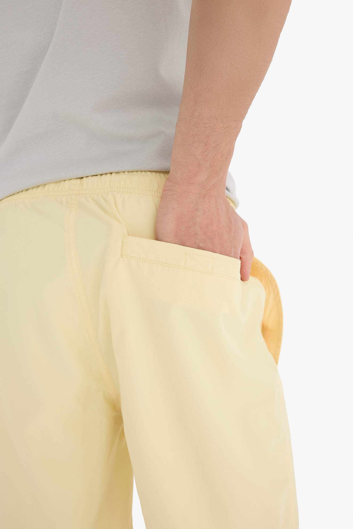 Regular Fit Mesh Lined Short Length Swim Shorts