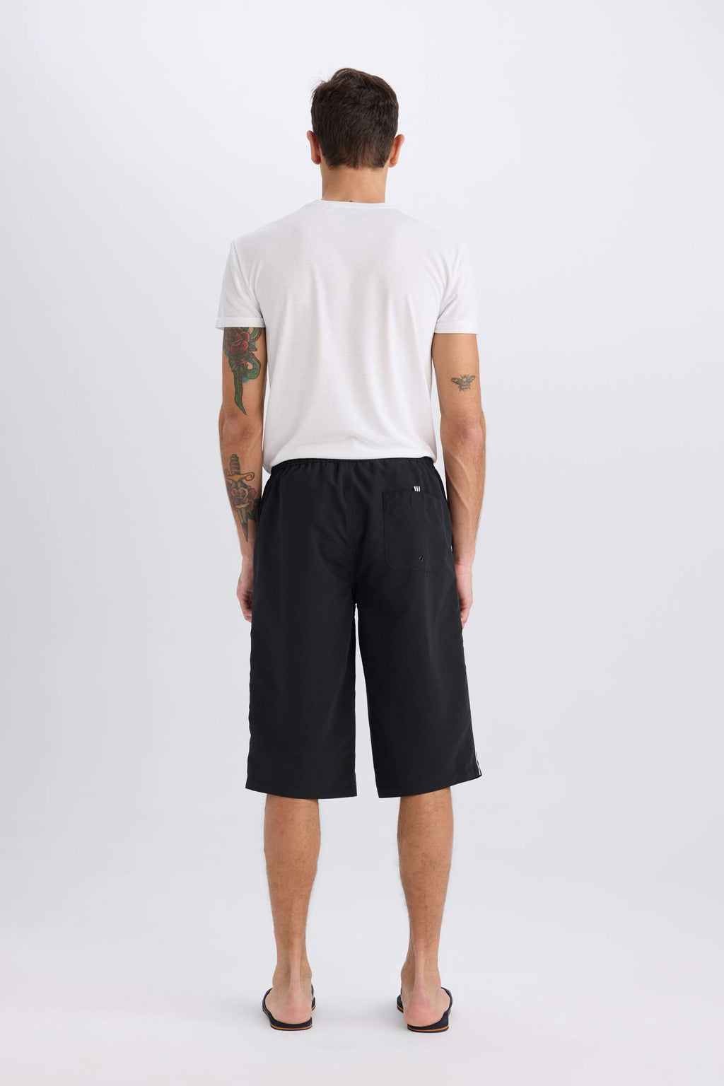 Long Fit Long Swim Shorts