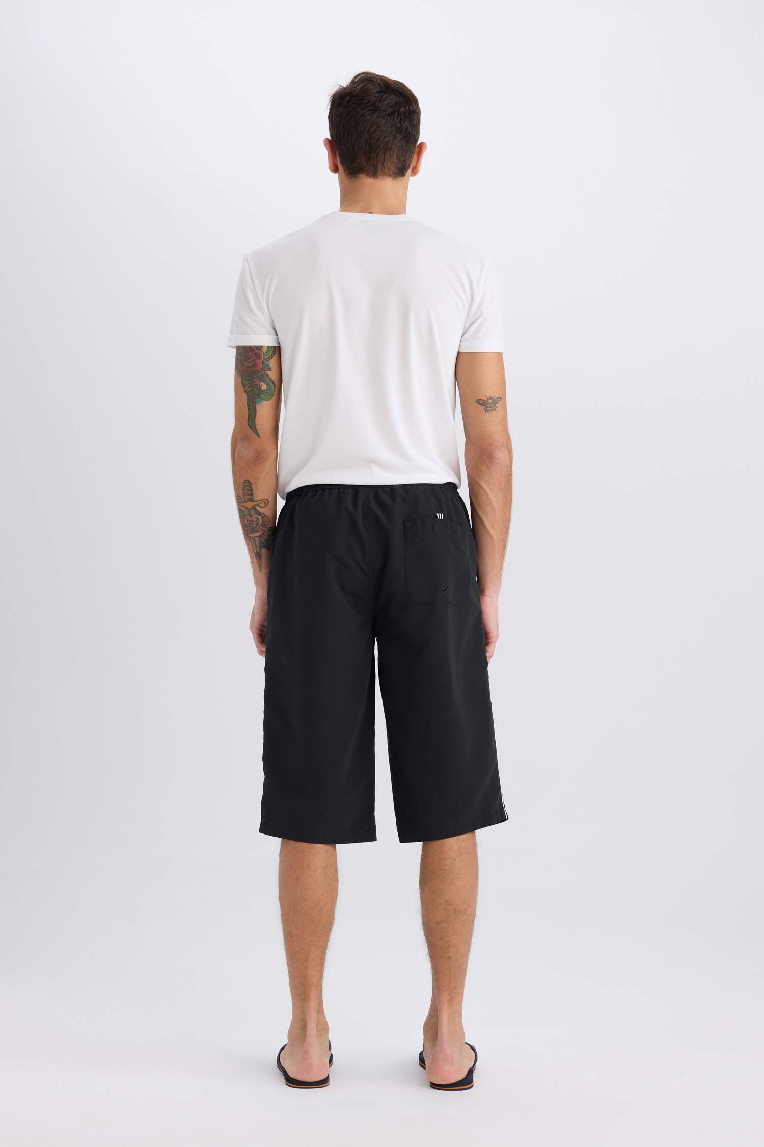 Long Fit Long Swim Shorts