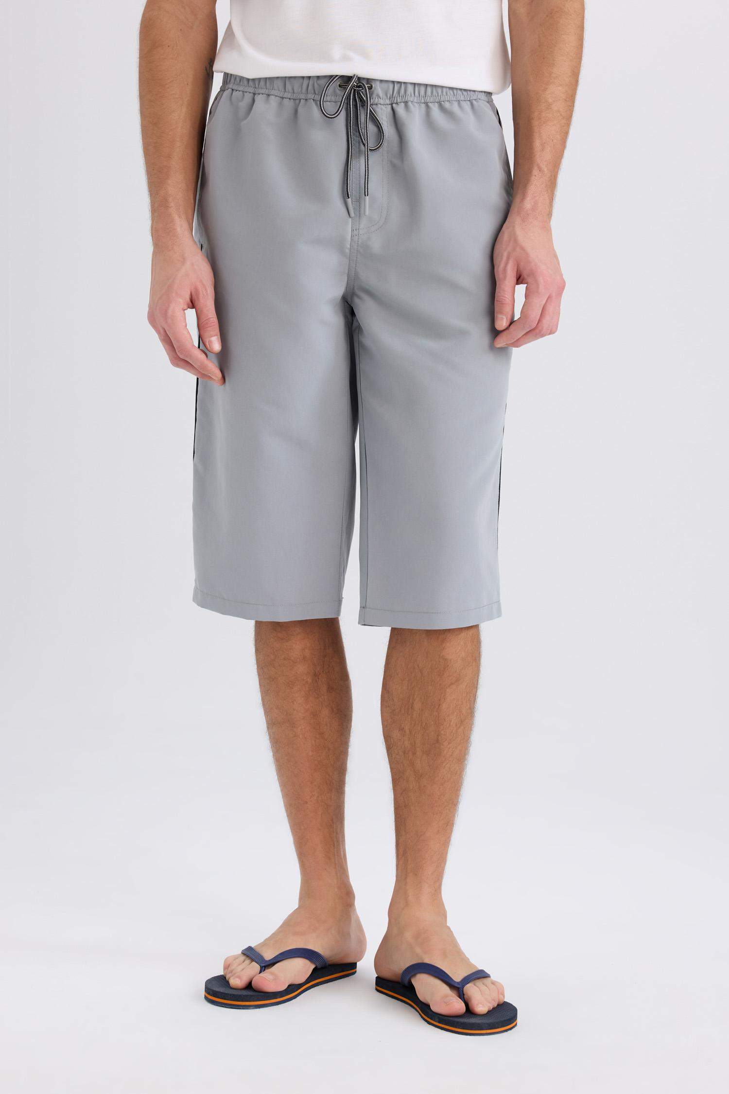 Long Fit Long Swim Shorts