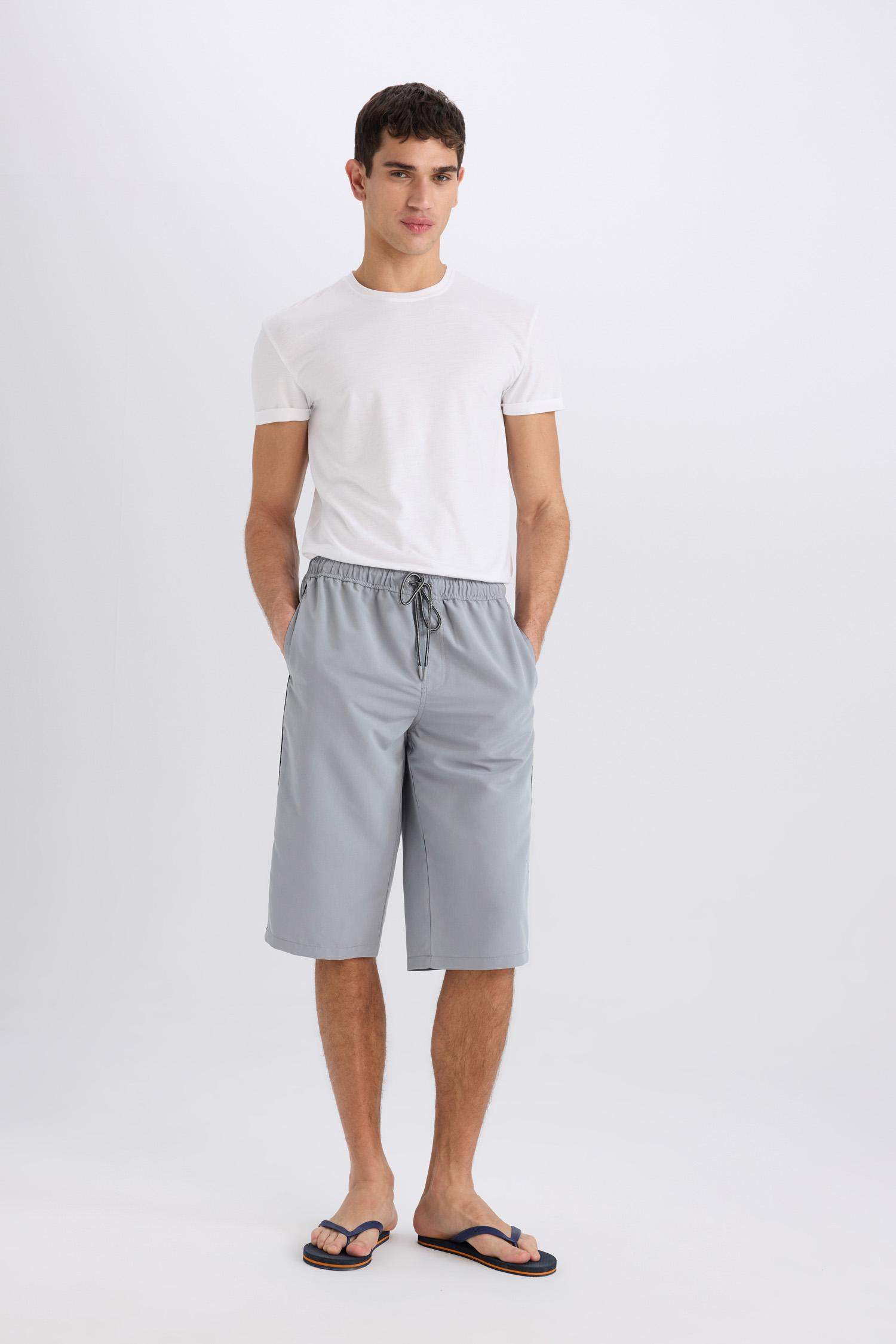 Long Fit Long Swim Shorts