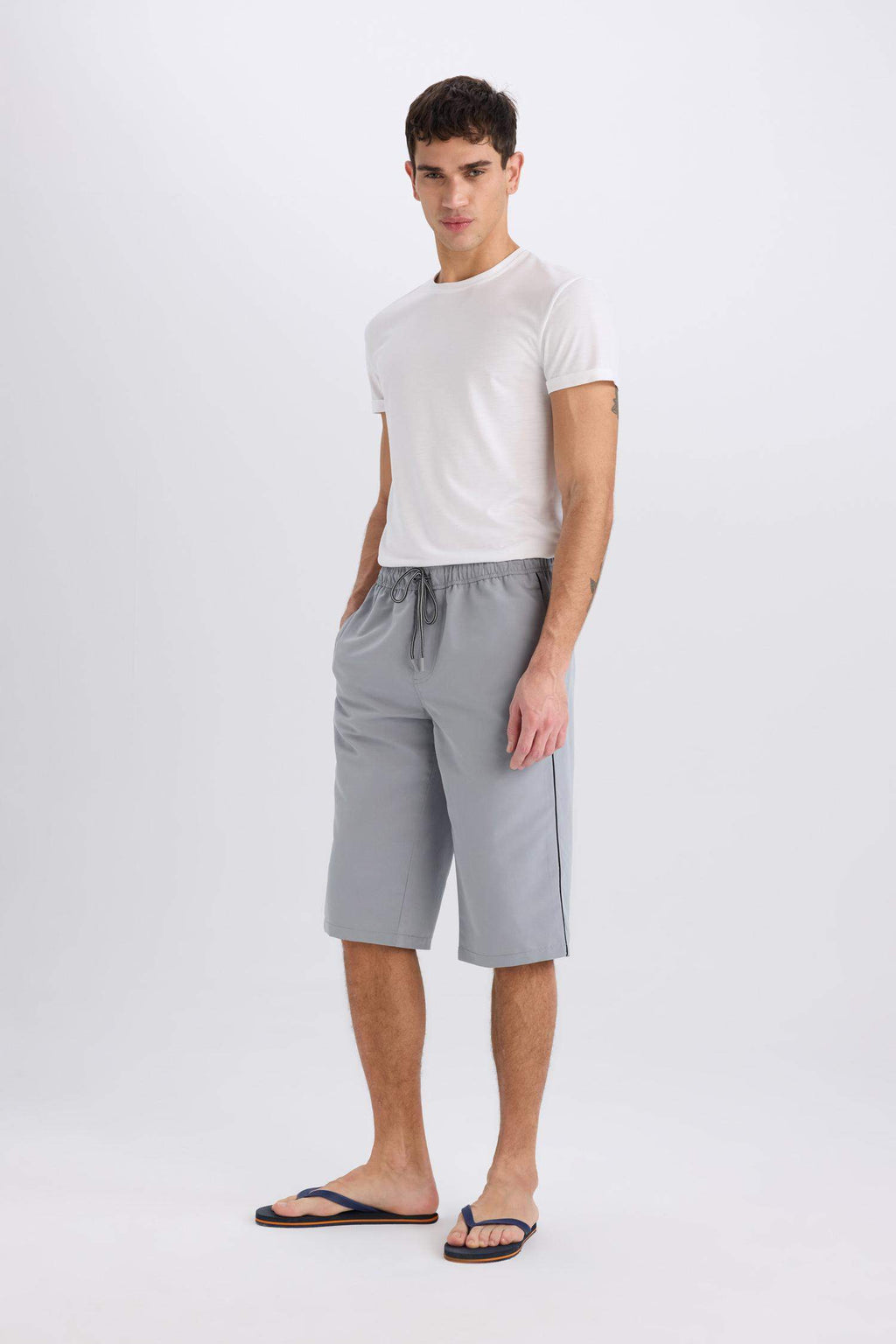 Long Fit Long Swim Shorts