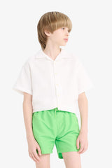 Boy Regular Fit Basic Swim Shorts