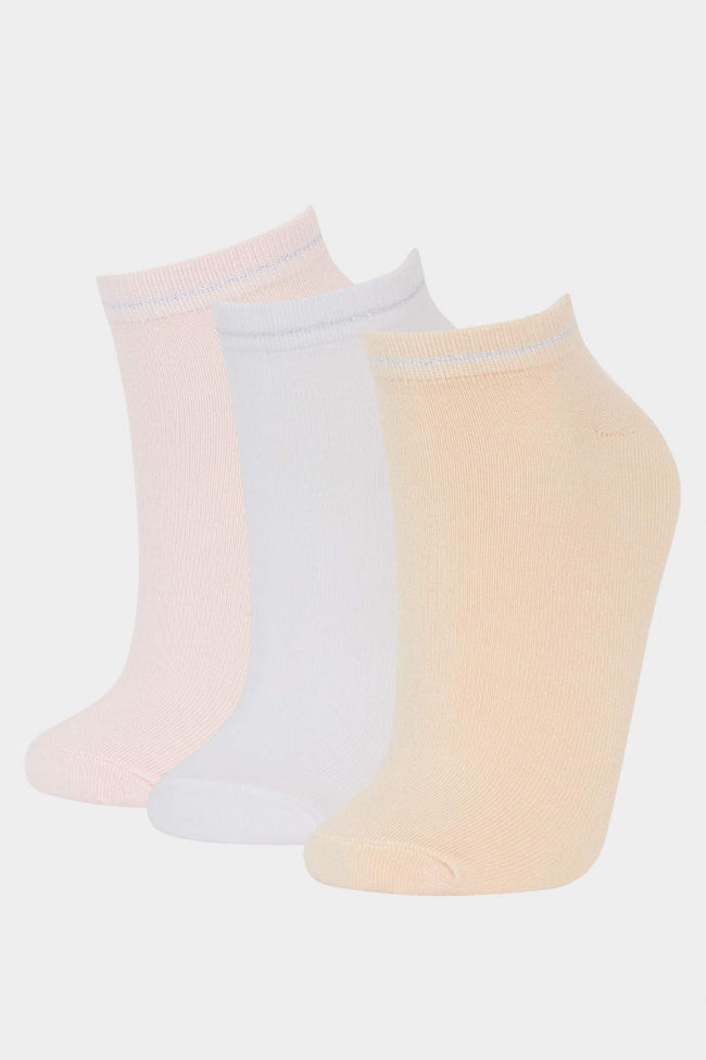 Women Seamless 3-Pack Bamboo Ankle Socks Hover Image