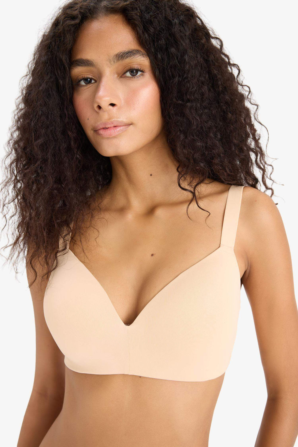 Padded Micro Plus Size Bra-Fall in Love