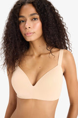 Padded Micro Plus Size Bra-Fall in Love