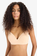 Padded Micro Plus Size Bra-Fall in Love