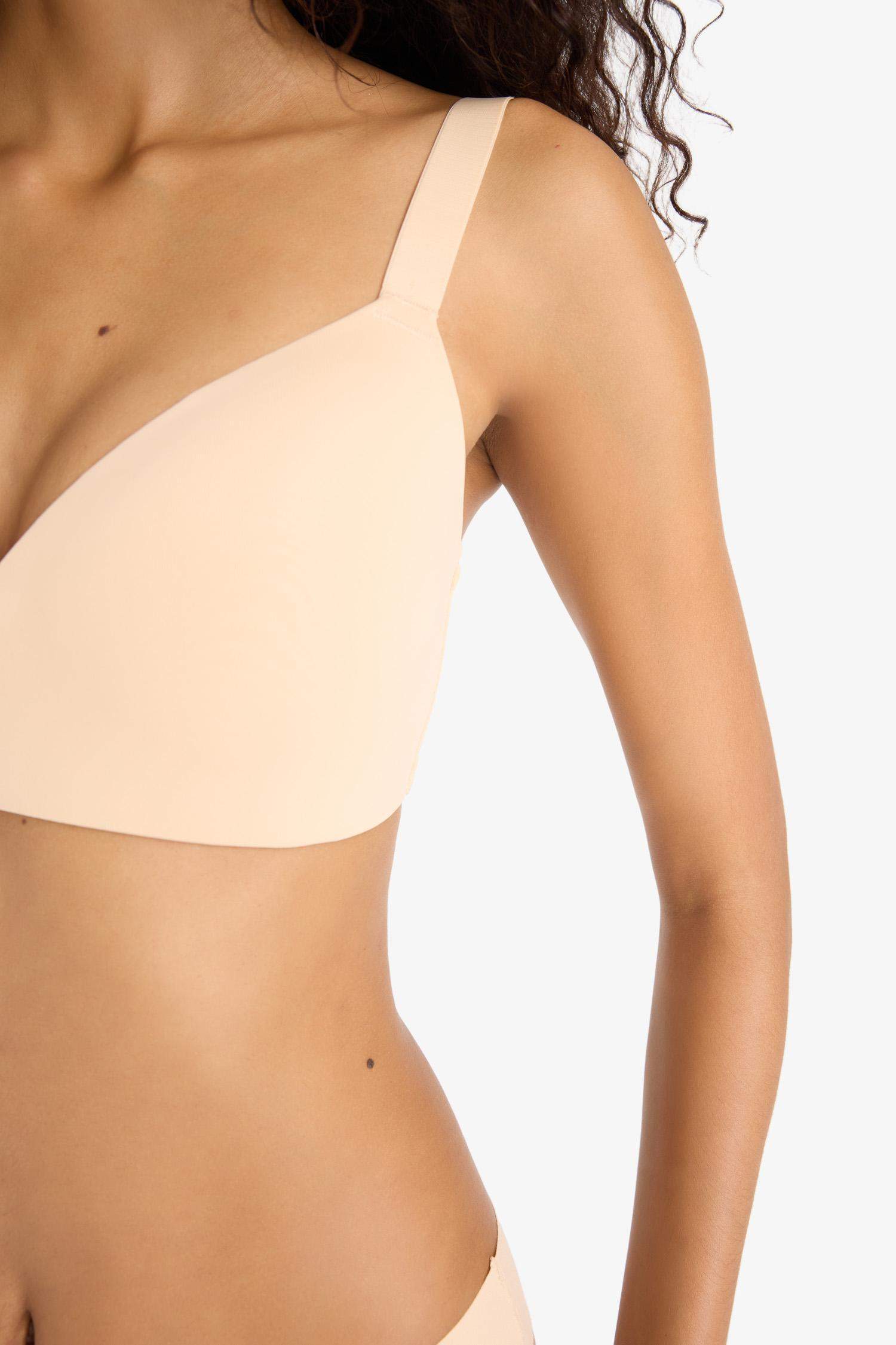 Padded Micro Plus Size Bra-Fall in Love