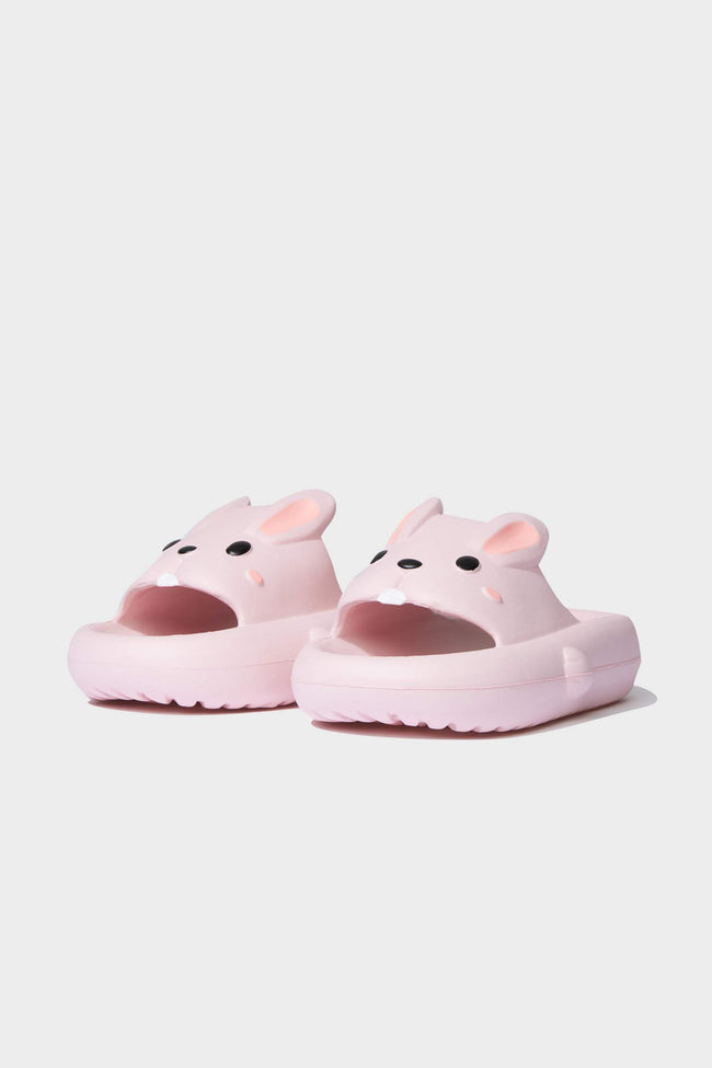 Girl High Sole Single Band Eva Slippers Hover Image