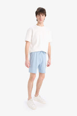 Slim Fit Super Skinny Hem Shorts