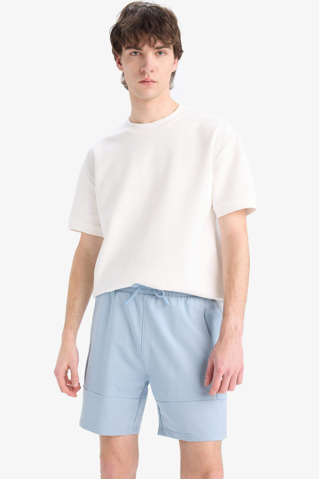 Slim Fit Super Skinny Hem Shorts