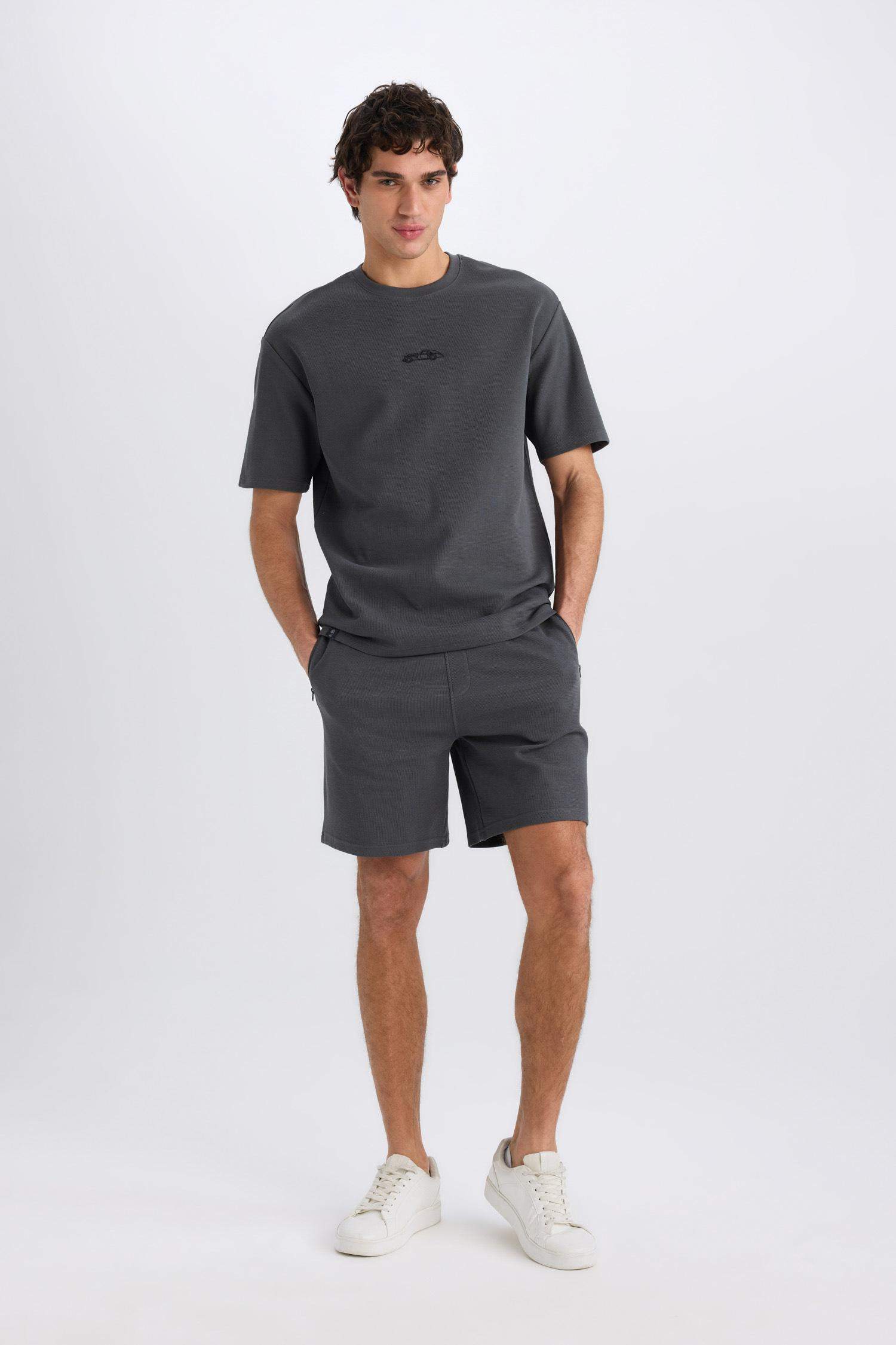 Regular Fit Regular Hem Shorts