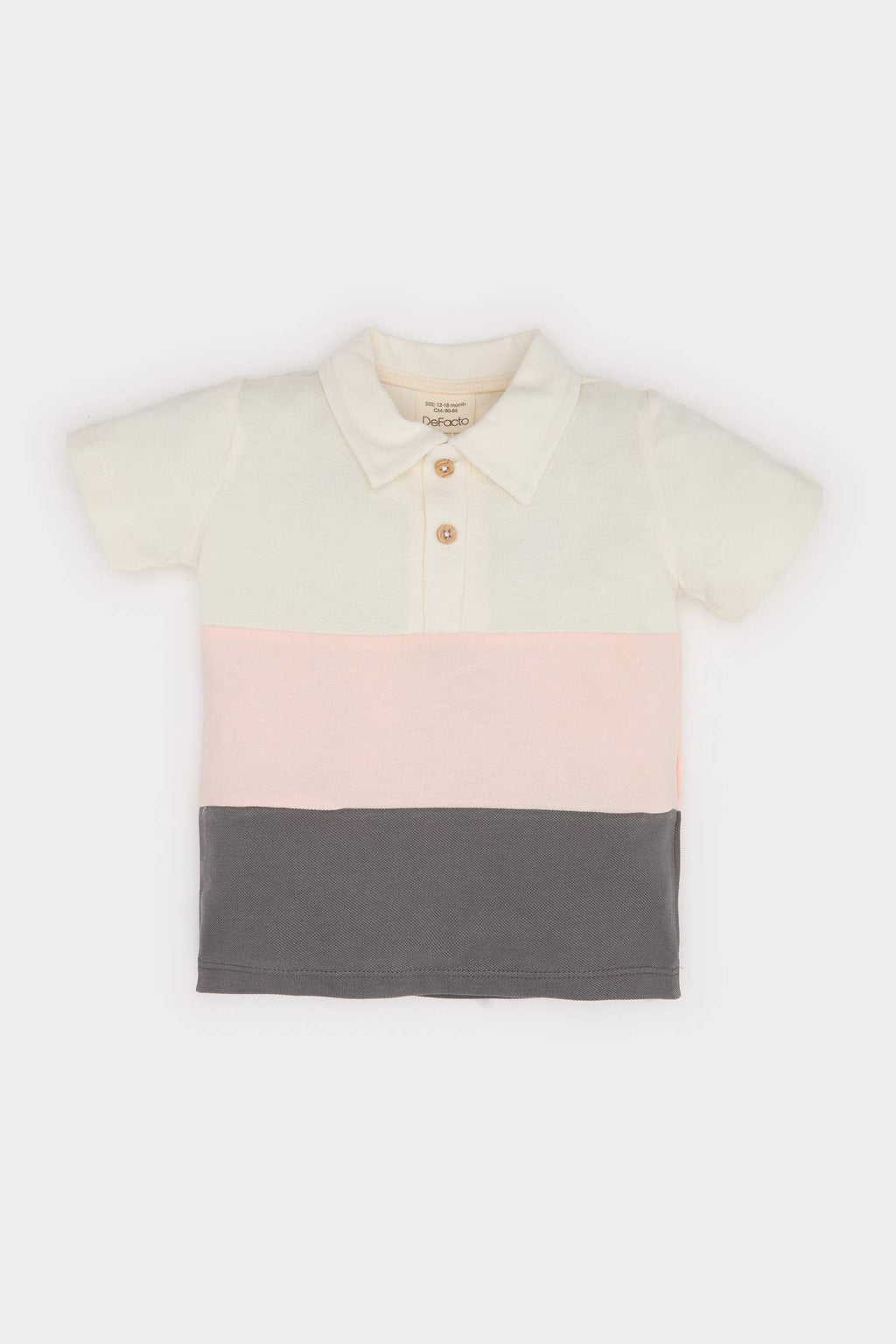 Pike Short Sleeve Polo T-Shirt with Baby Baby Color Block