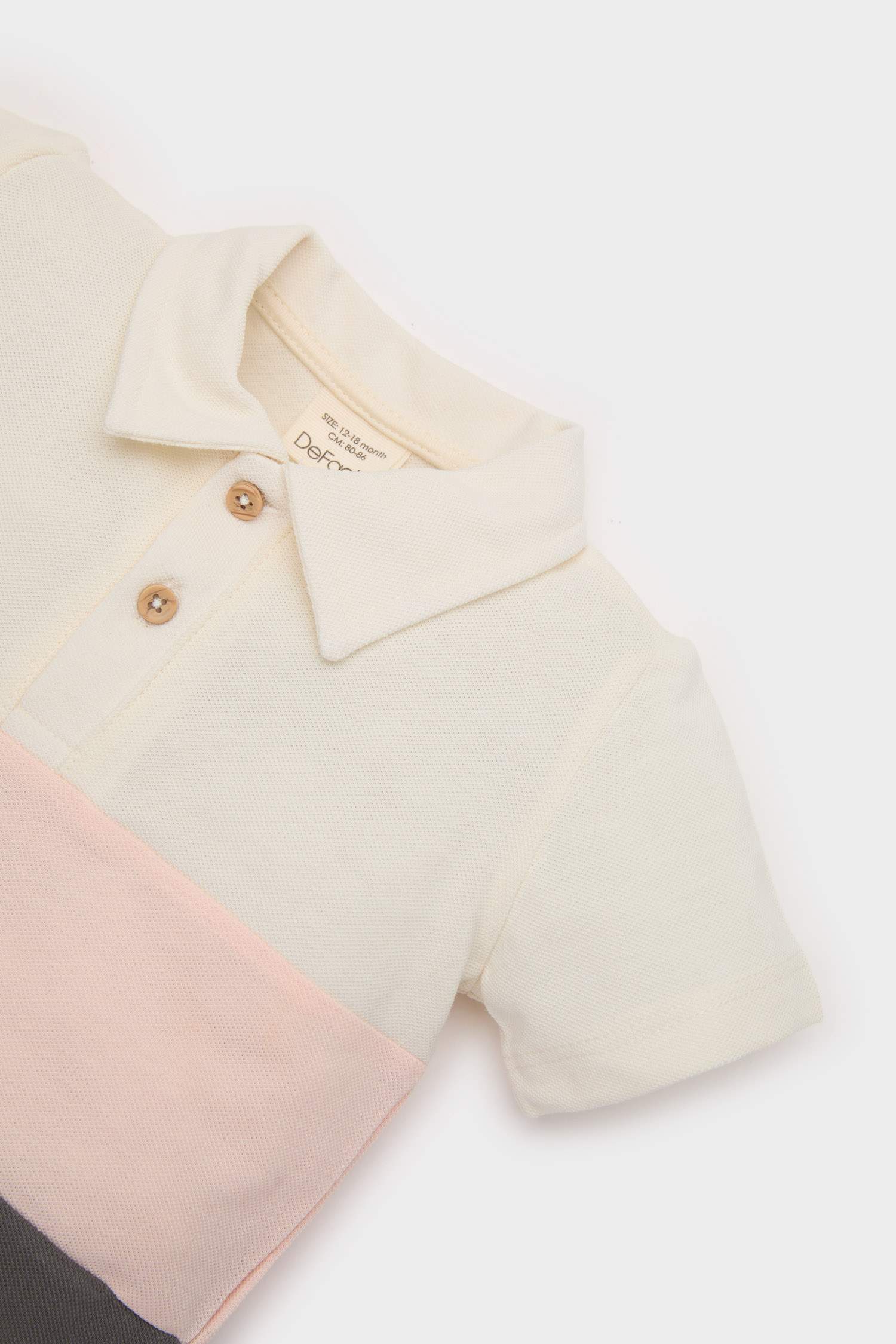 Pike Short Sleeve Polo T-Shirt with Baby Baby Color Block