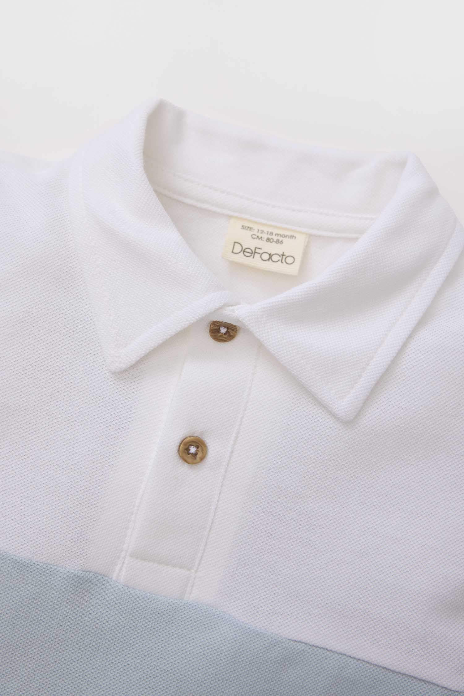 Pike Short Sleeve Polo T-Shirt with Baby Baby Color Block