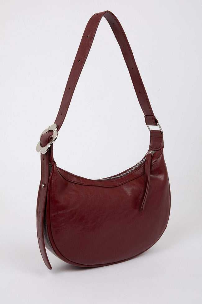 Women Faux Leather Shoulder Bag Hover Image