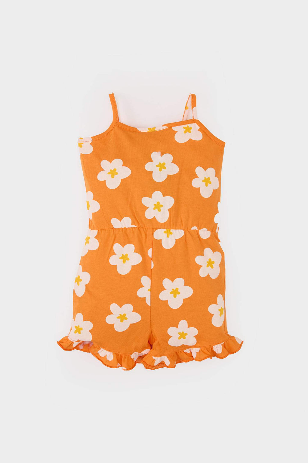 Baby Girl Floral Strap Jumpsuit