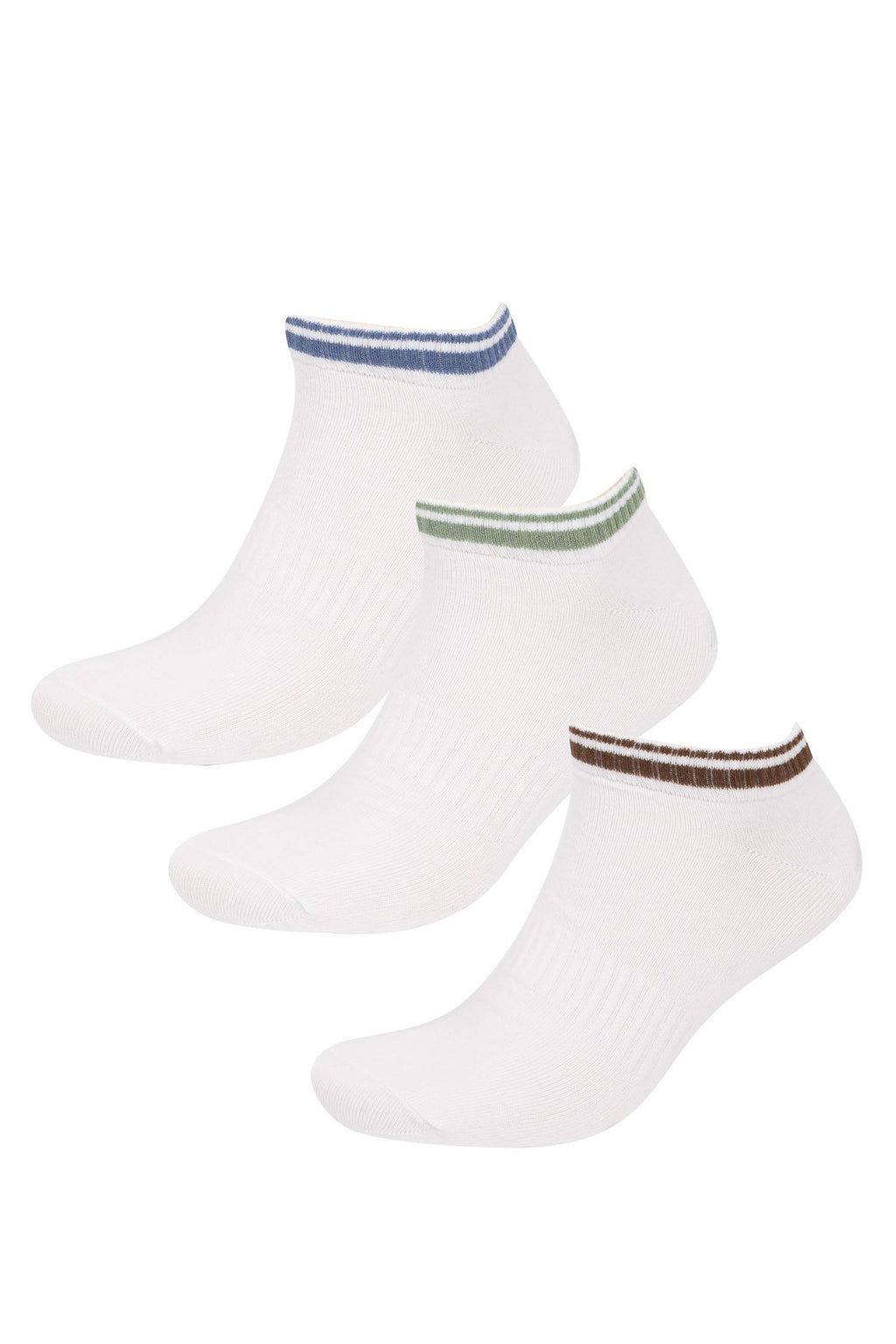 Man 3 Pcs Cotton Patik Socks