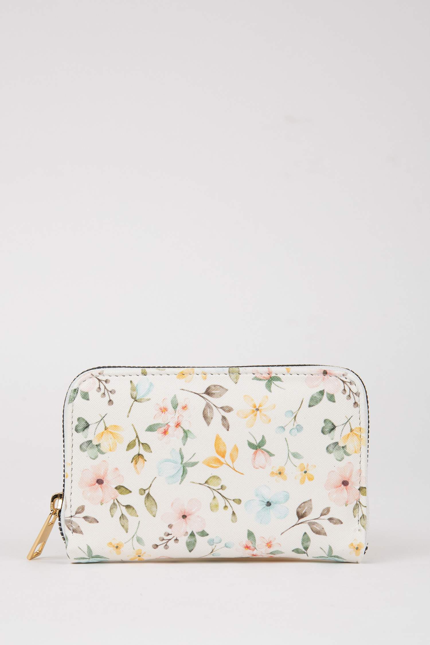 Women's Floral Patterned Artificial Leather Wallet