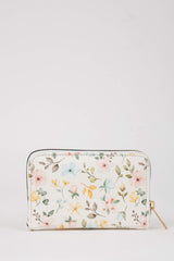 Women's Floral Patterned Artificial Leather Wallet
