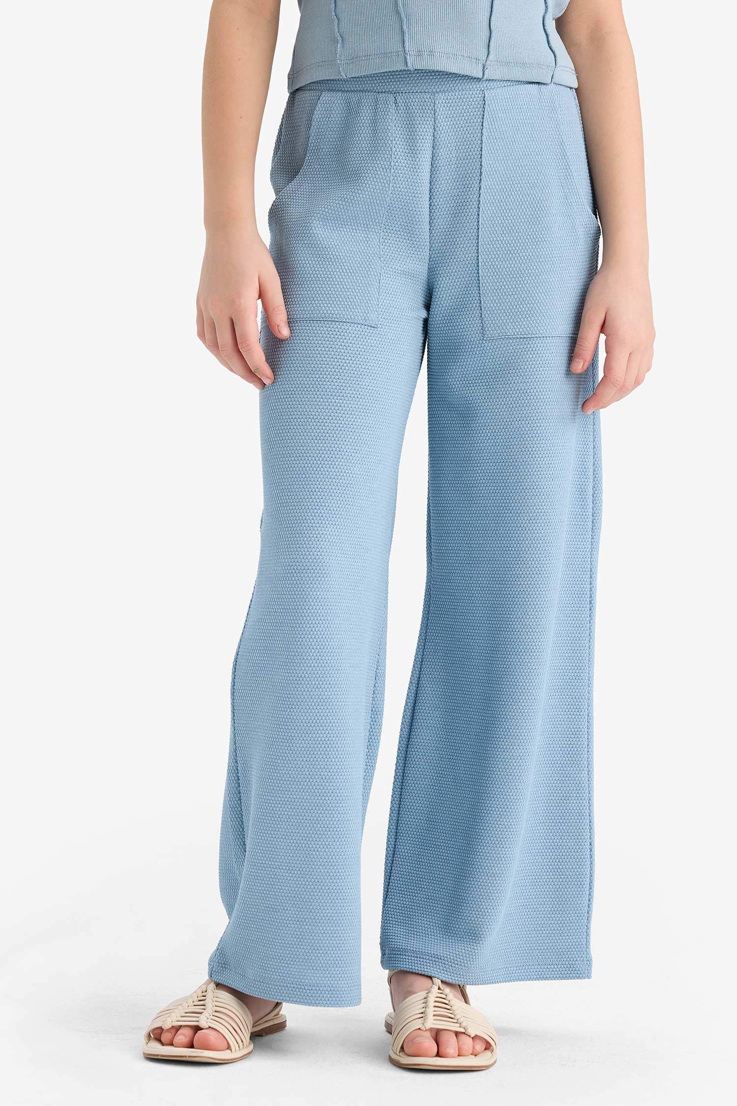 Girls Wide Wide Wide Paddle Waisted Rubber Tracksuit