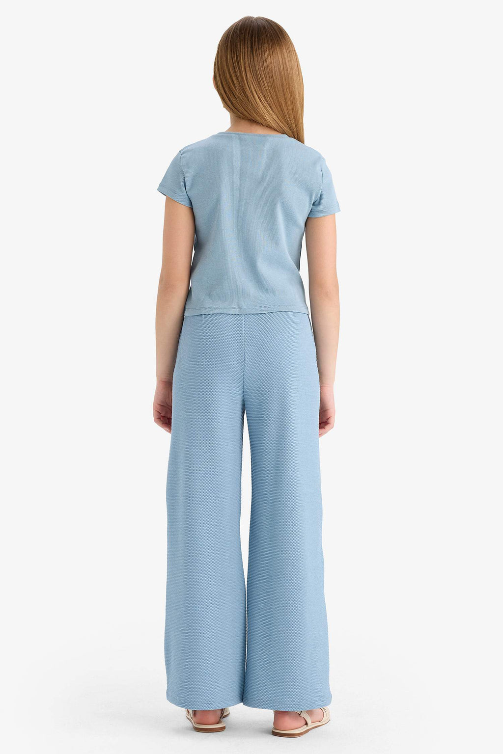 Girls Wide Wide Wide Paddle Waisted Rubber Tracksuit