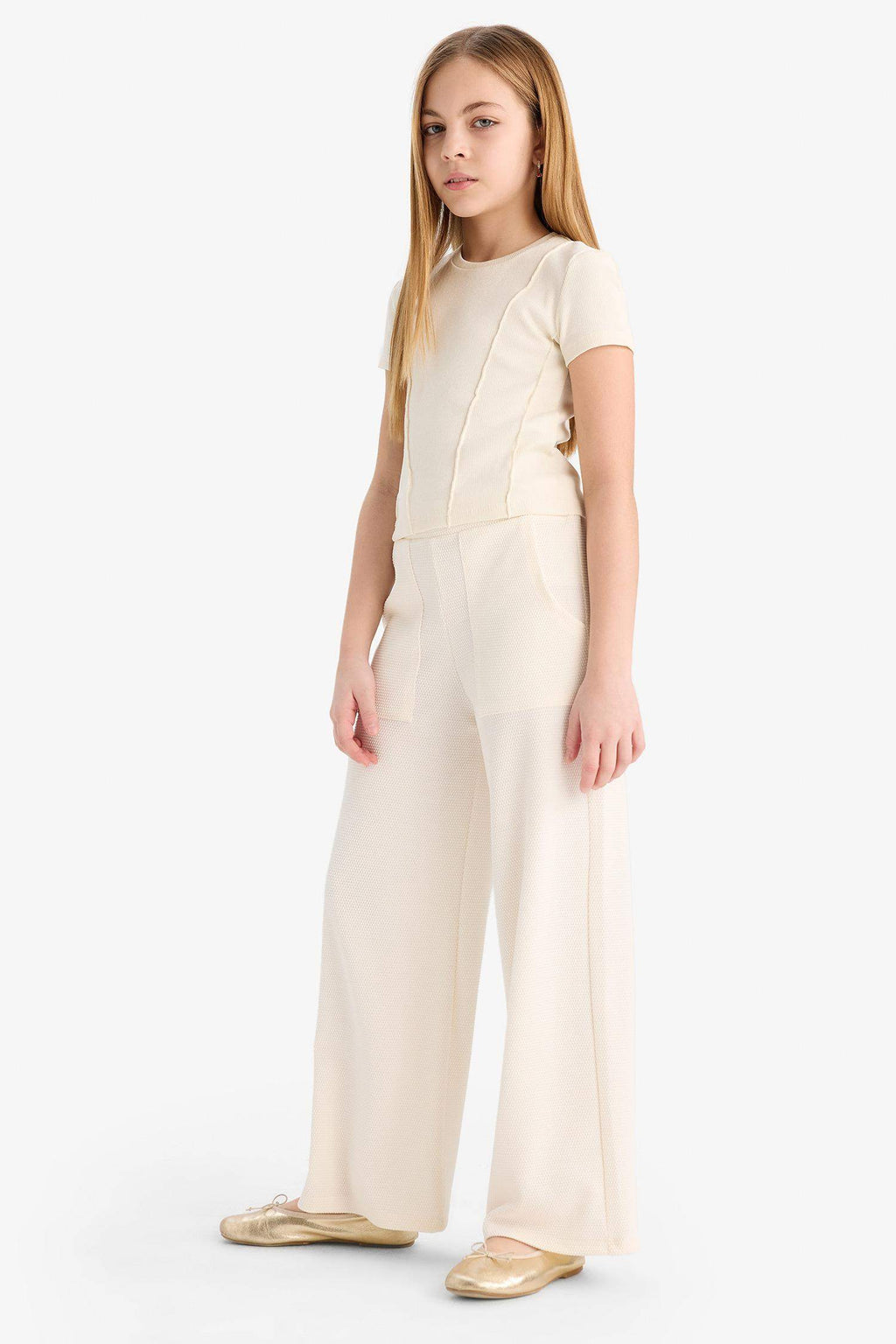 Girls Wide Wide Wide Paddle Waisted Rubber Tracksuit