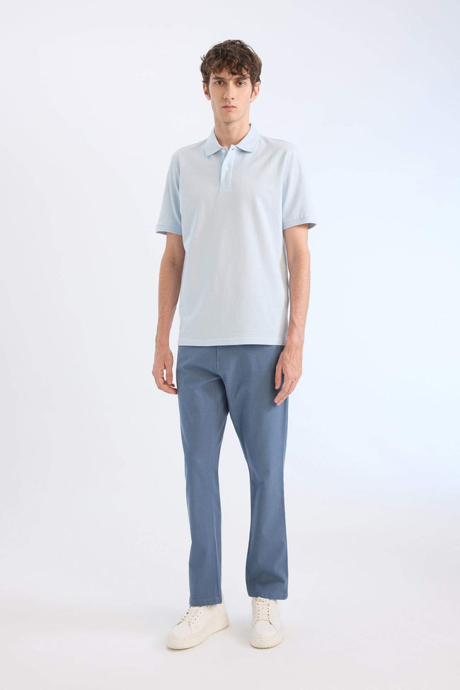 Regular Fit Polo Collar Pique Polo T-Shirt Main Image