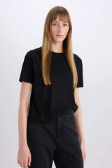 Relax Fit Crew Neck Short Sleeve T-Shirt