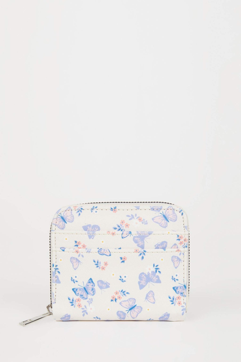 Women's Butterfly Printed Faux Leather Wallet