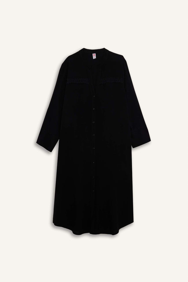 Fall in Love Regular Fit Printed Beach Dress Hover Image