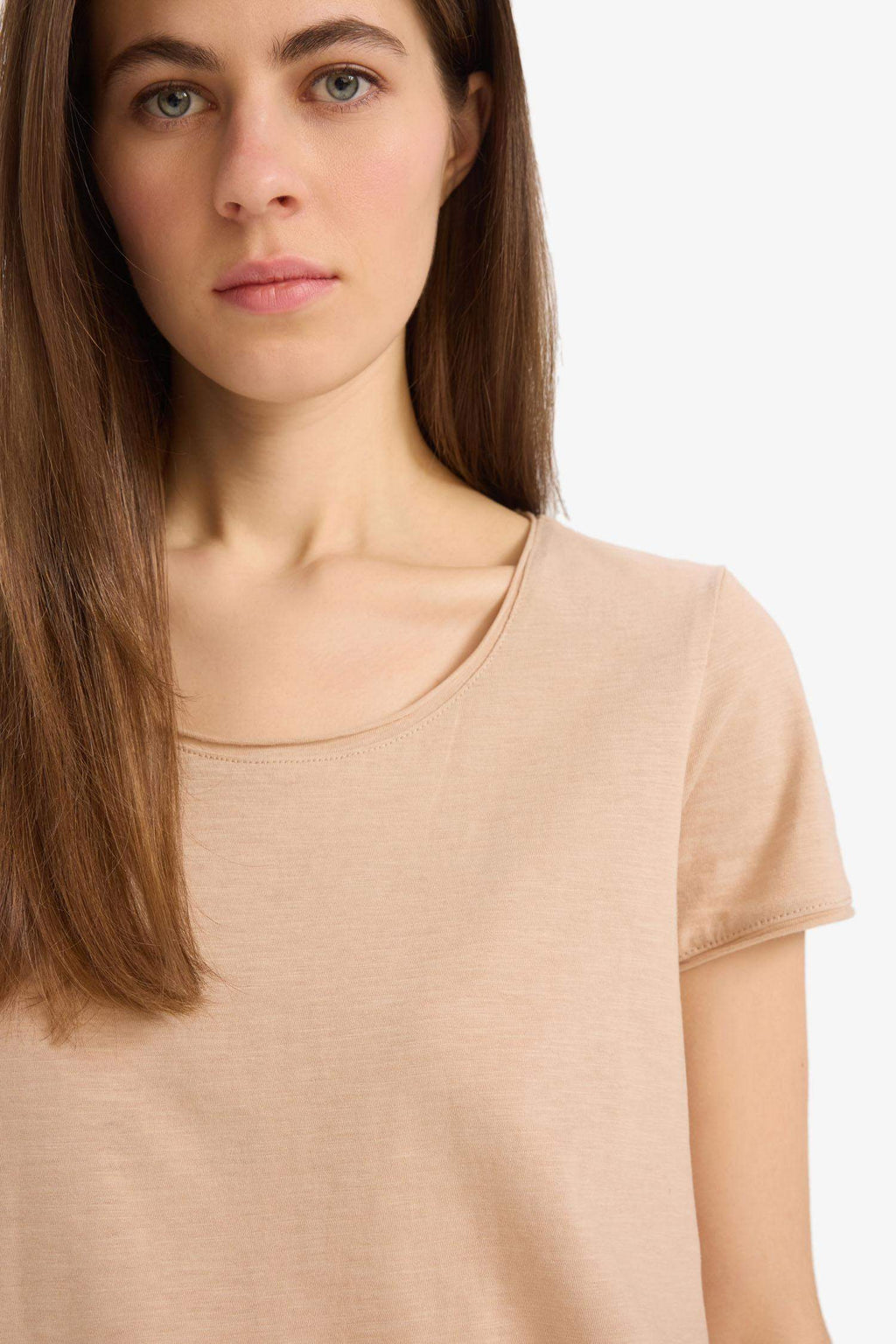 Regular Fit Crew Neck Basic Short Sleeve T-Shirt