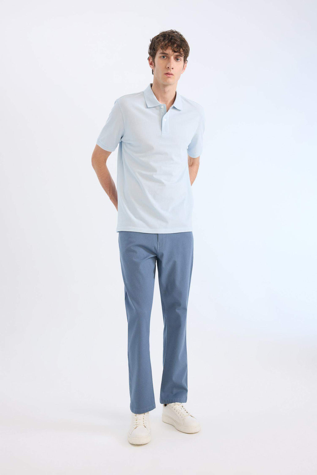 Slim Fit Fit Fit Narrow Leg Chino Canvas Pants