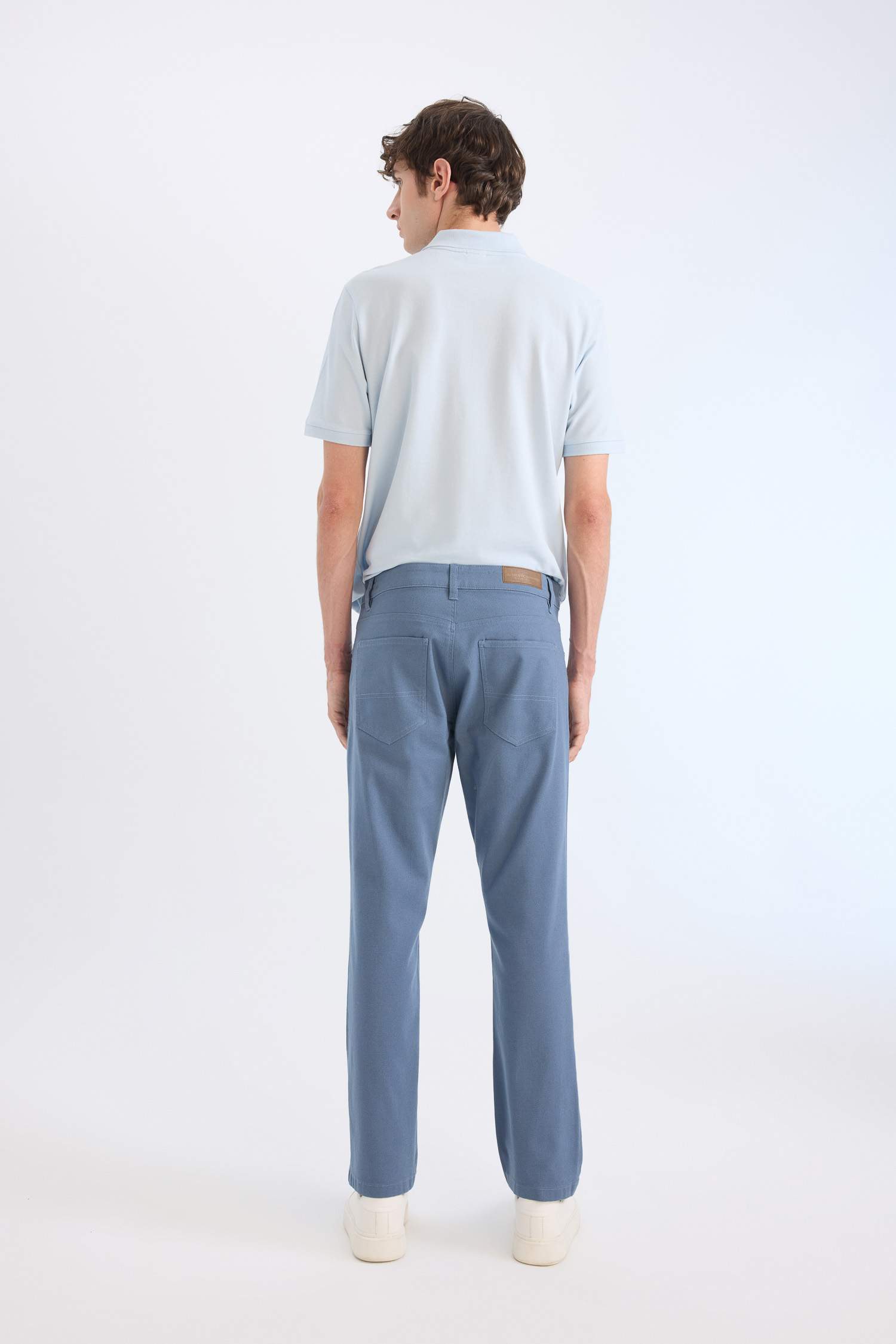 Slim Fit Fit Fit Narrow Leg Chino Canvas Pants