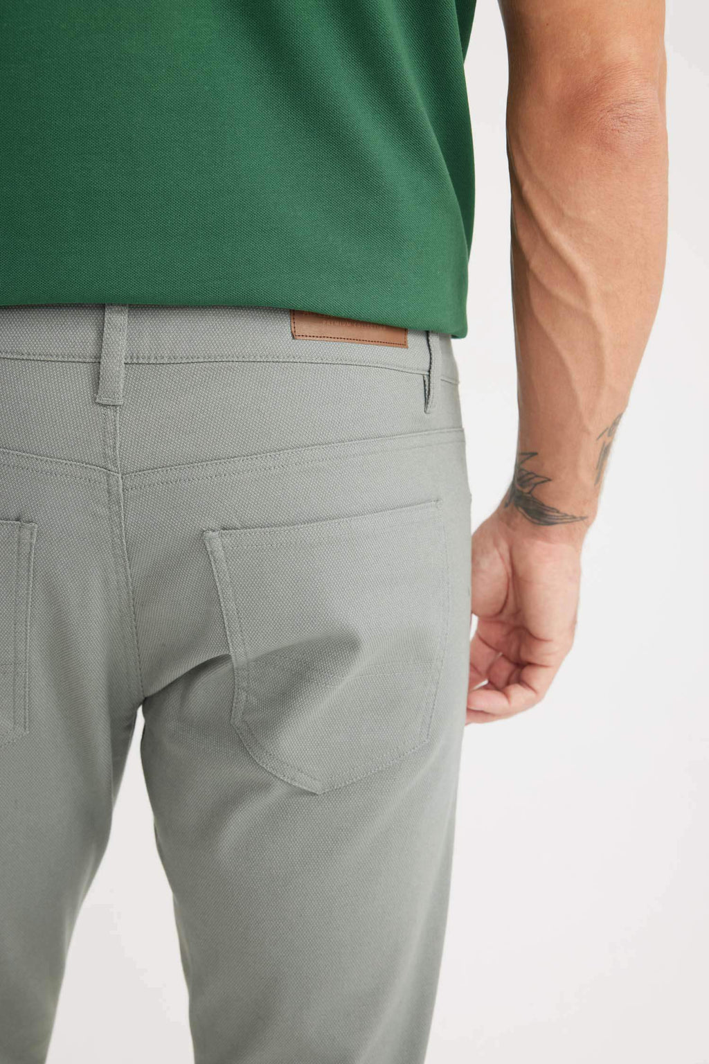 Slim Fit Fit Fit Narrow Leg Chino Canvas Pants