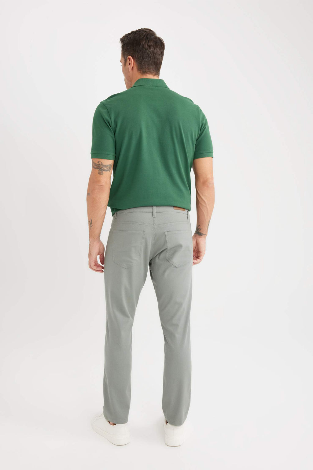 Slim Fit Fit Fit Narrow Leg Chino Canvas Pants