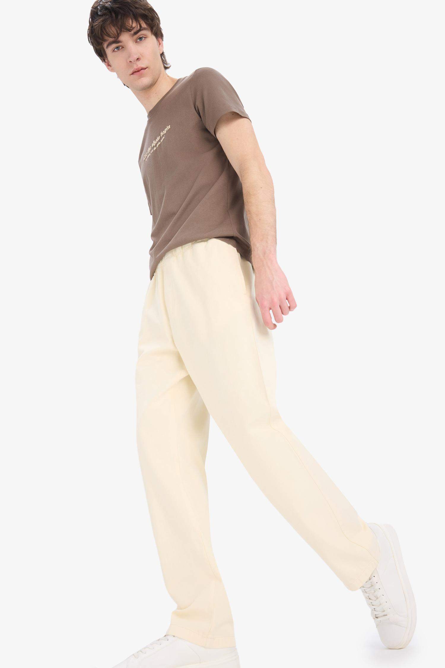 Loose Comfortable Fit Wide Leg Summer Linen Trousers