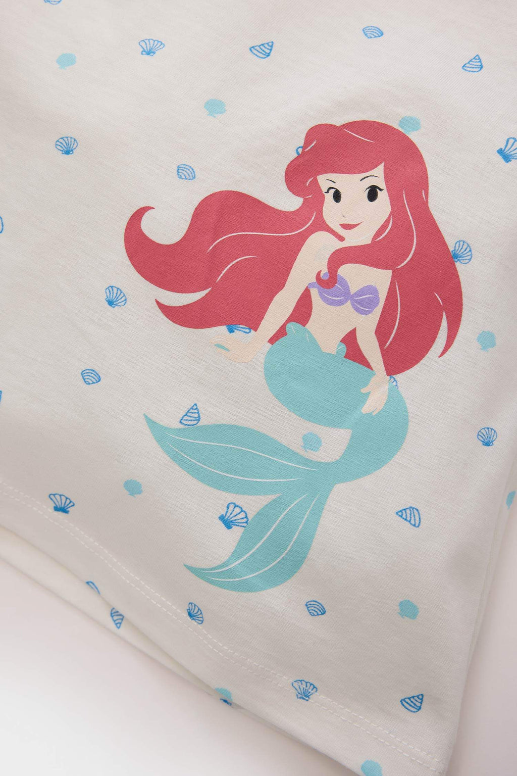 Baby Girl Disney Princess Short Sleeve Cotton Nightgown