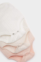 Baby Girl 3 piece Short Sleeve Snap Body