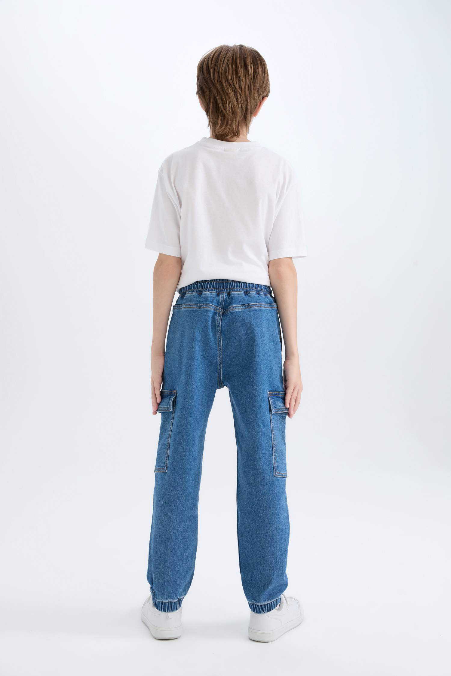 Boys Cargo Fit Jean Trousers