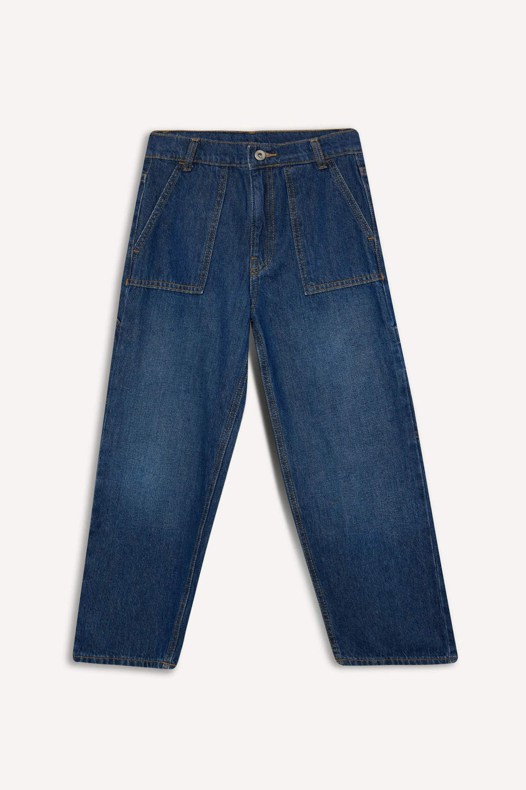 Boys Wide Leg Wide Leg Jean Trousers