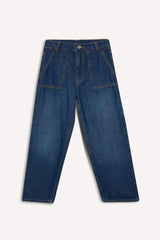 Boys Wide Leg Wide Leg Jean Trousers