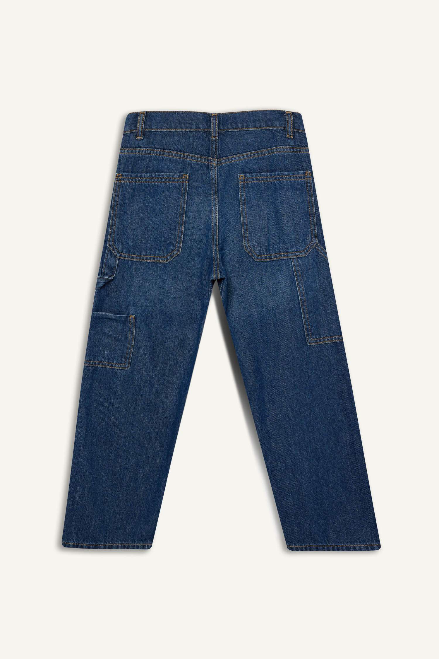 Boys Wide Leg Wide Leg Jean Trousers