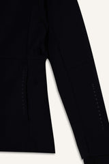 Defactofit Waterproof Softshell Slim Fit Slim Cut Hooded Seasonal Raincoat with Zippered Pockets