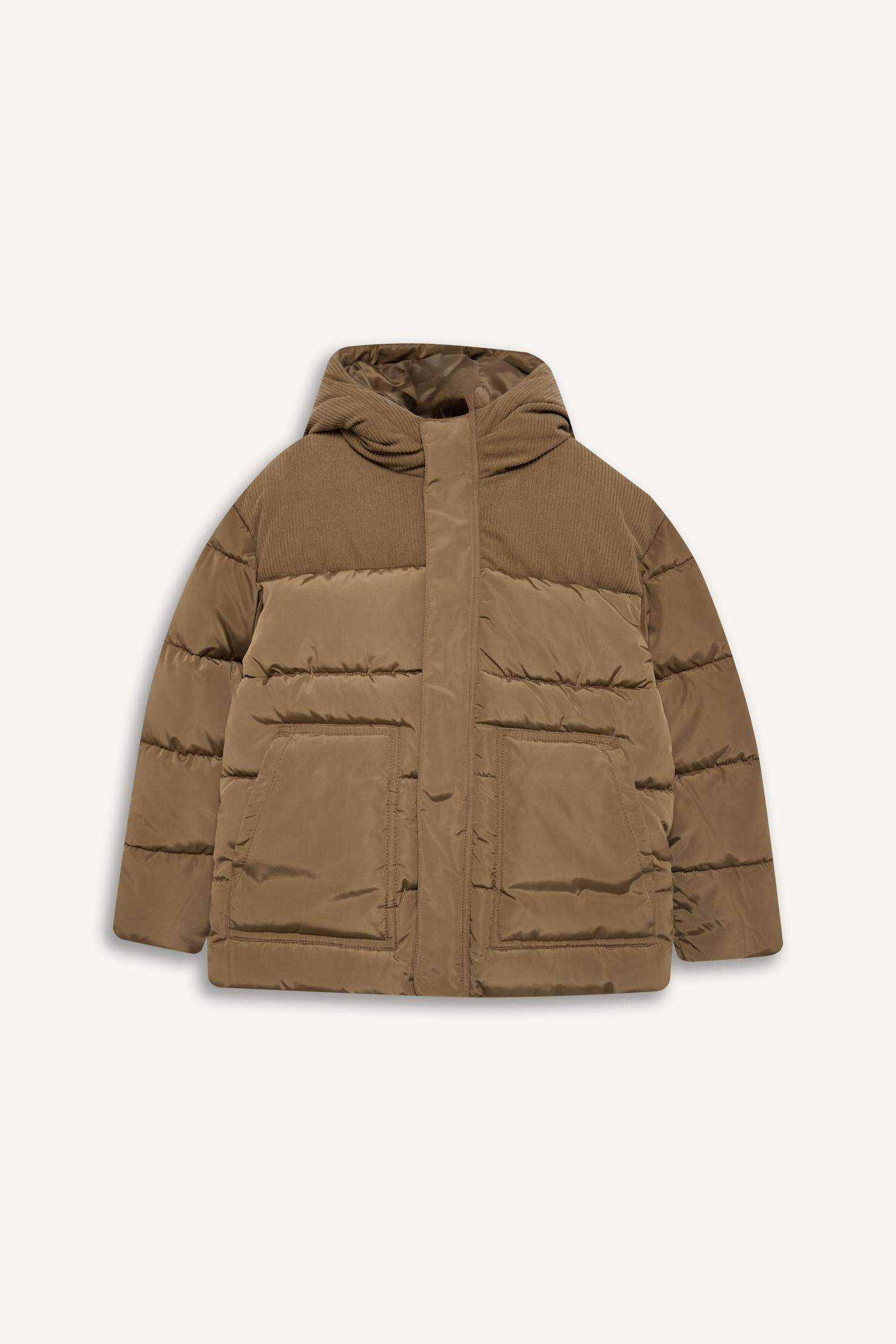 Boys Water Repellent Hooded Coat