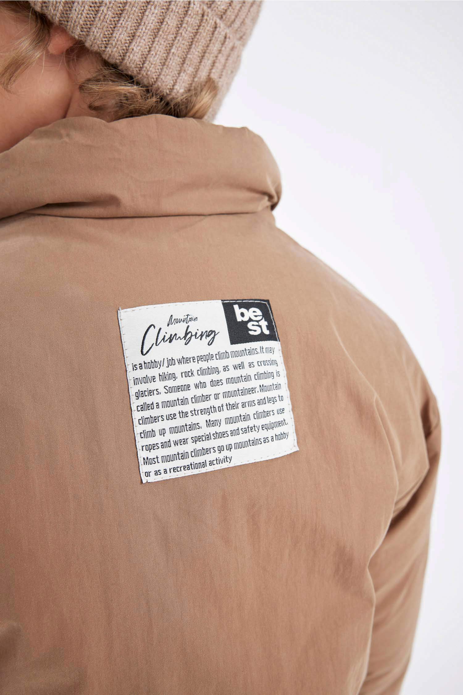 Boys Waterproof Stand-up Collar Zippered Pocket Coat