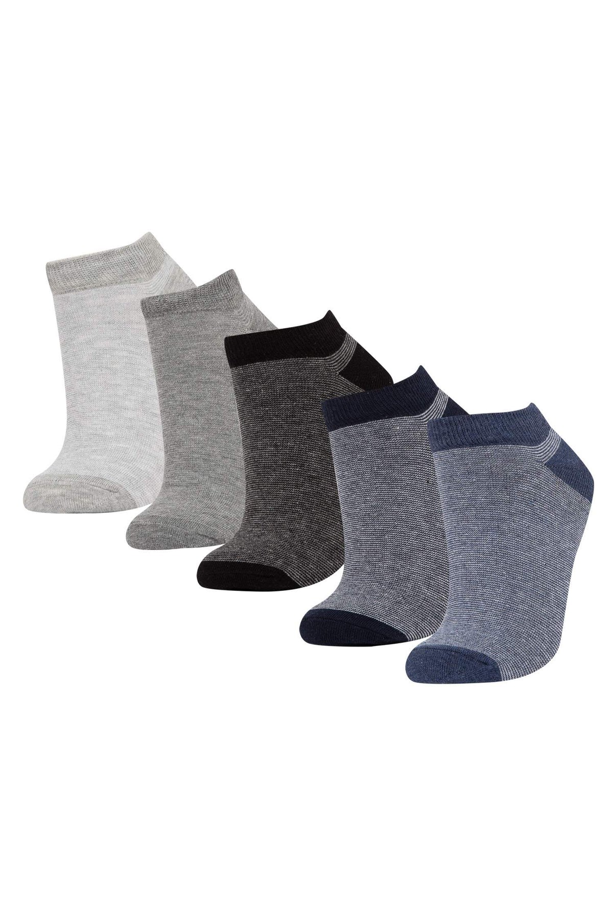 men 5-Pack Cotton Ankle Socks