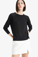 Regular Fit Crew Neck Knitwear Sweater