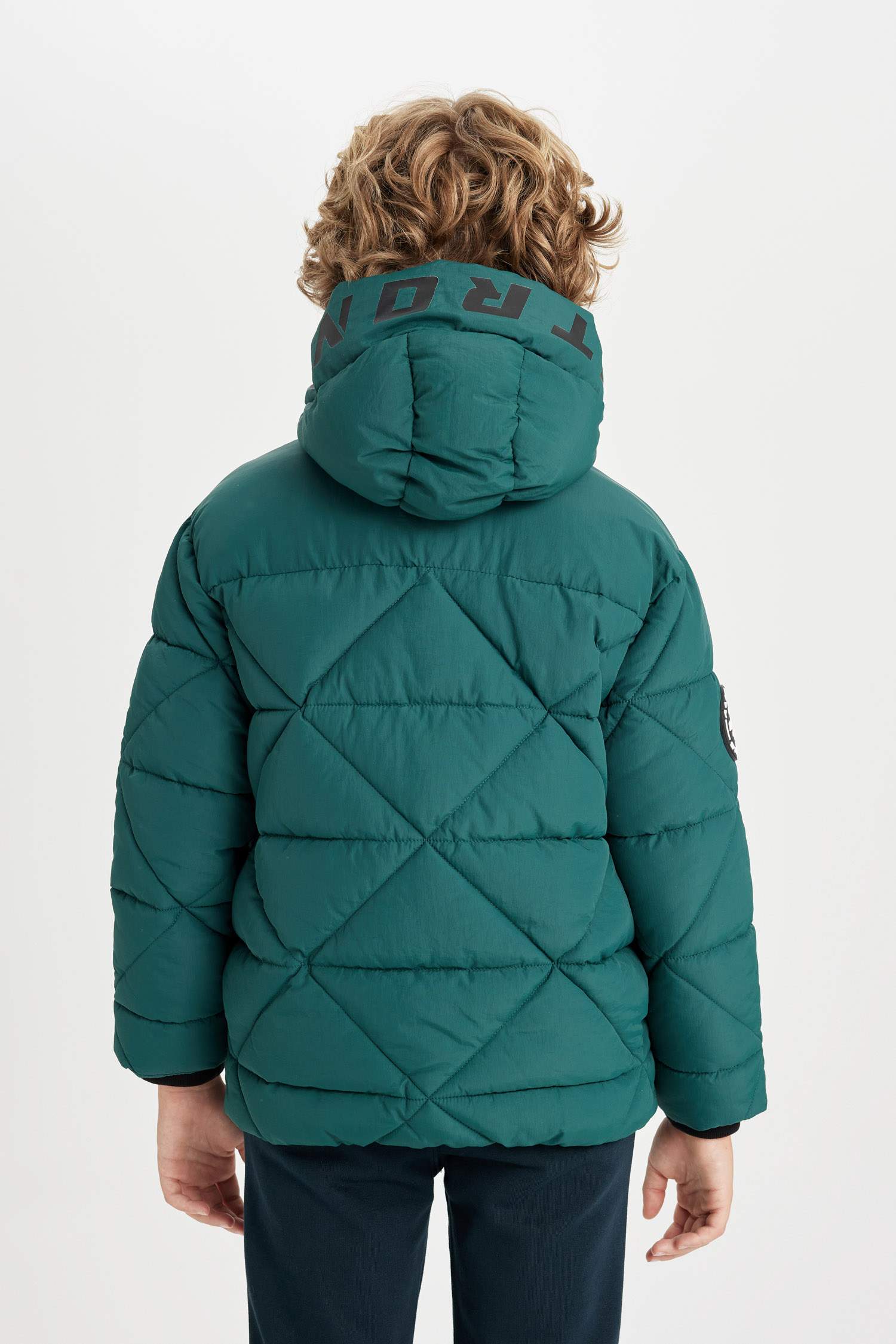 Boys Waterproof Hooded Zippered Pocket Coat