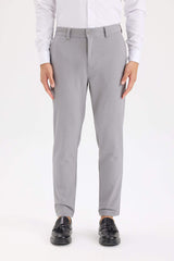 Tailored Fit Straight Leg Stretch Trousers